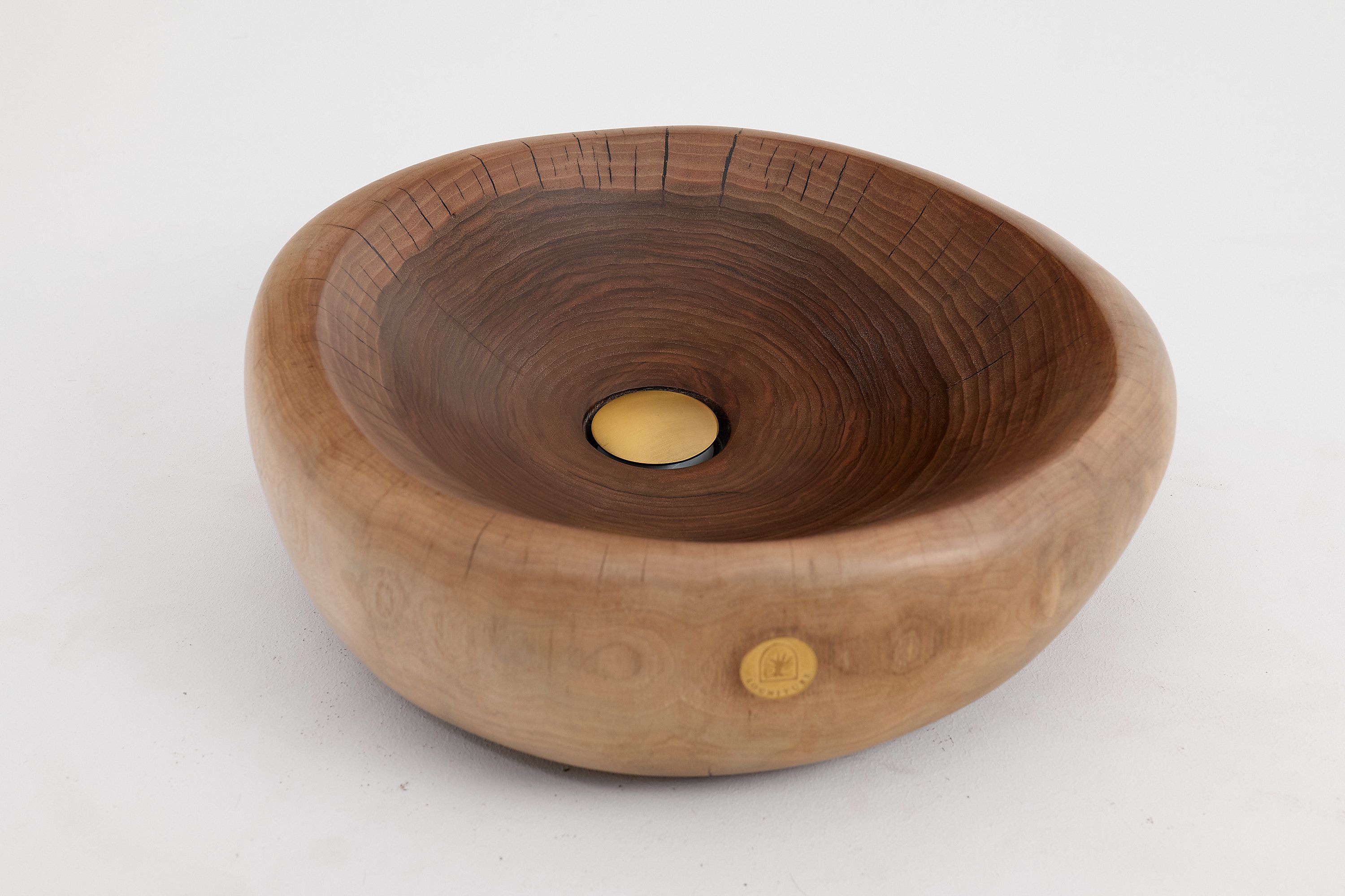 Твердая деревянная раковина / умывальник Logniture Banik ARCH-00150933 - Вид №3