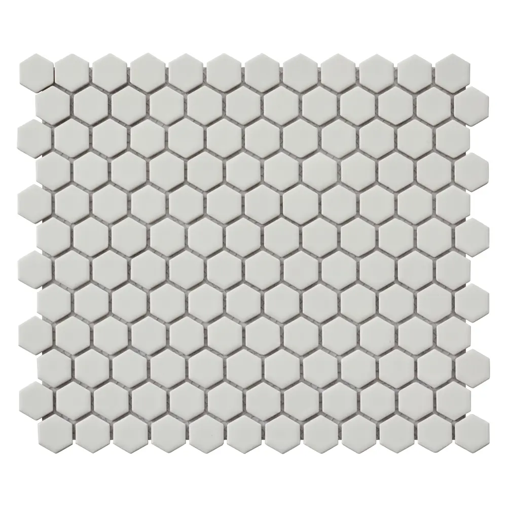 Мозаика фарфоровая Artens Hexo 30x26 см цвет белый 81971420 STLM-2112646  - Вид №1