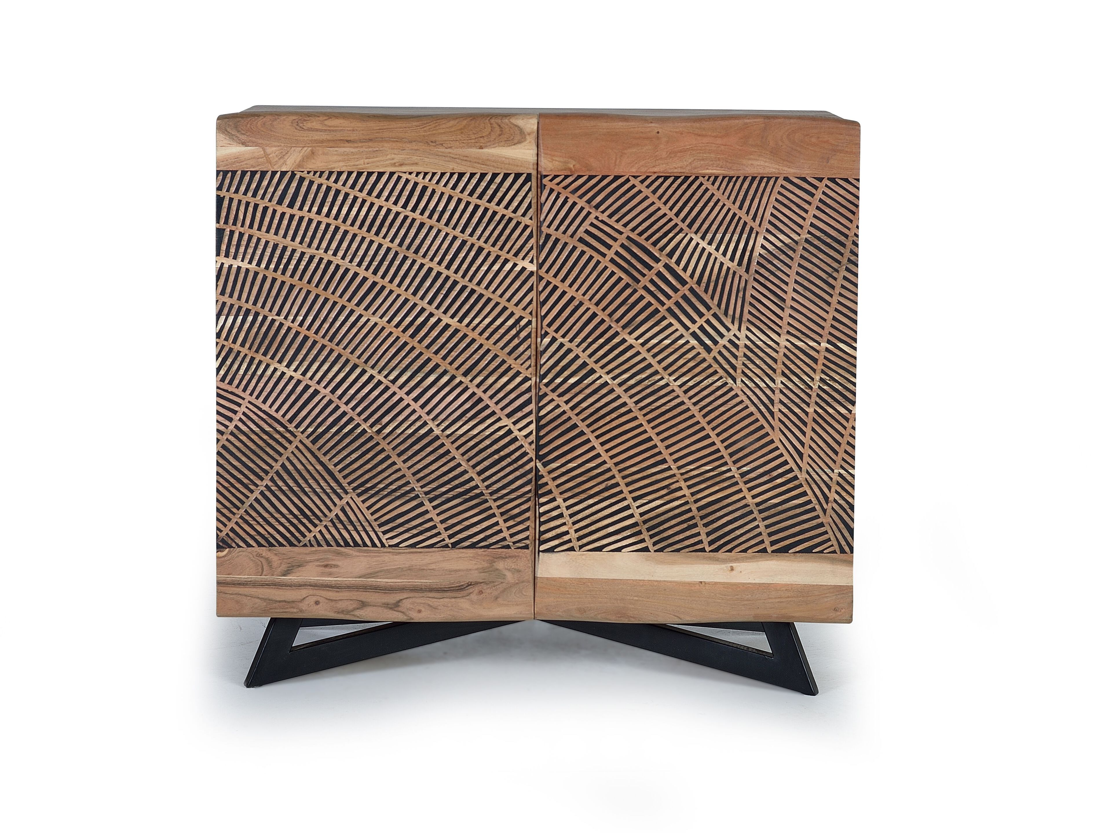 Шкаф из акации с распашными дверями Giner y Colomer Yakarta ARCH-00090377