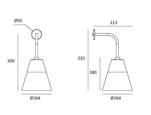 Алюминиевый светодиодный настенный светильник Exporlux BELL PA ARCH-00151552 - Вид №2