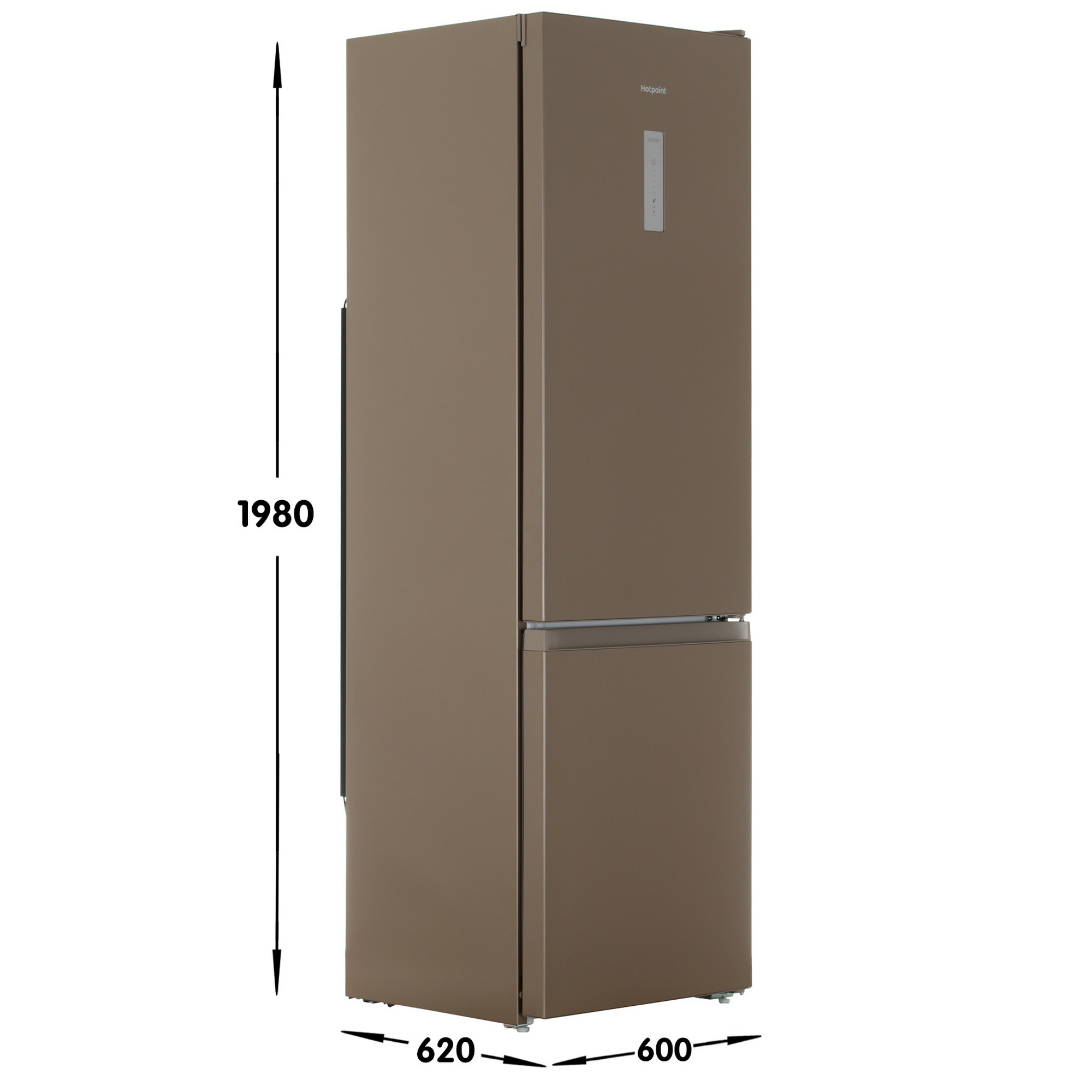 5457092 Холодильник с морозильником   Hotpoint HT 6200 BZ бронзовый STDN-0135674 - Вид №6