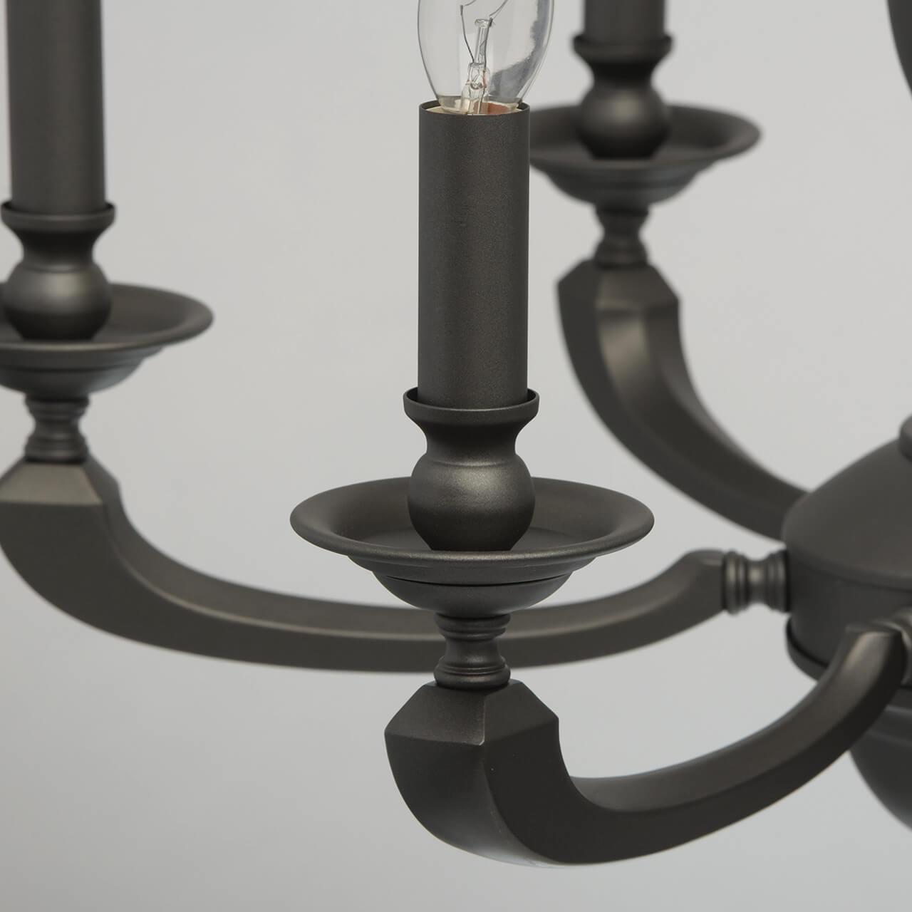 Подвесная люстра MW-Light Дэль Рей 5 700011308 MW-LIGHT ДИЗАЙНЕРСКИЕ, ДЭЛЬ РЕЙ 187445 Графит  - Вид №2