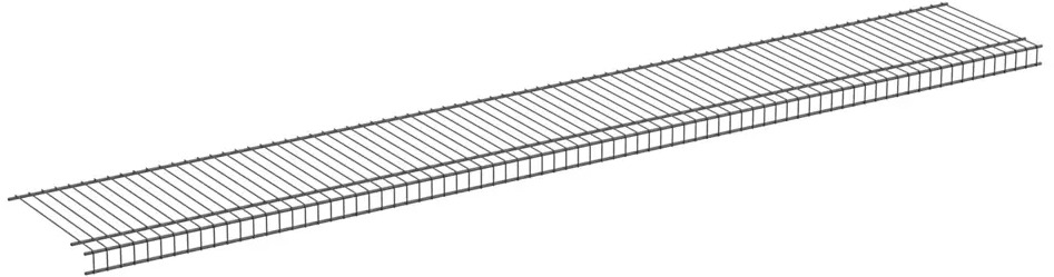 91619863 Полка для металлического стеллажа Лофт-Комплект 200x4.50x30.30 см сталь цвет черный STLM-1087063