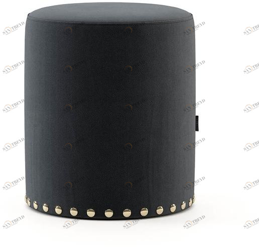 Laskasas Пуф из круглой ткани с обивкой sun-id-1351667