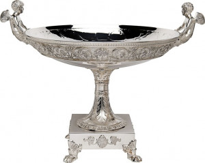 94215 Odiot Чаша для фруктов Odiot "Браницки" (позолота) Серебро 925