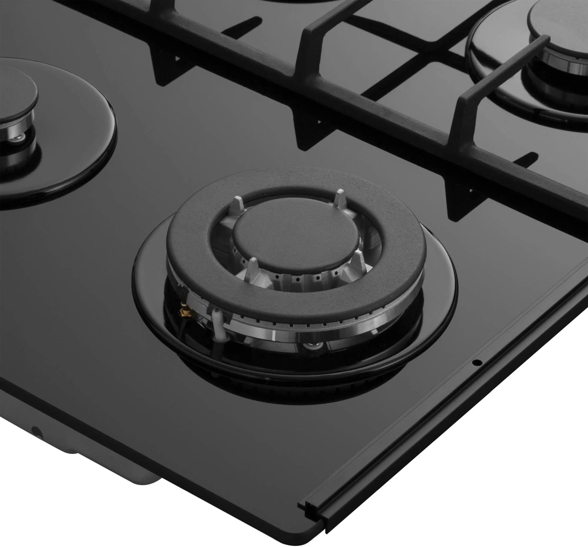 9168781 Газовая варочная поверхность Meferi MGH604BK GLASS POWER STDN-0146736 - Вид №7