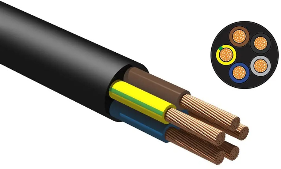 91457965 Кабель NVO КГтп-ХЛ 5x10 60 м ГОСТ STLM-1118968