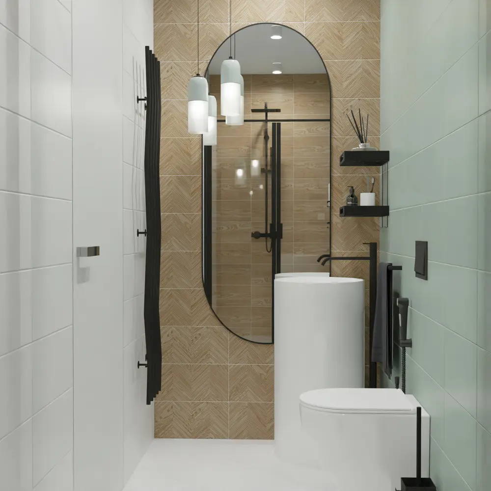 Настенная плитка KREAFORTA Mersey WoodR 20x40 см 1.62 м² матовая цвет бежевый 89413664 STLM-2185393 - Вид №5
