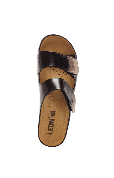 62381 Сандалии "Leon" женские черные LEON  Врач  размер 37  - Вид №1