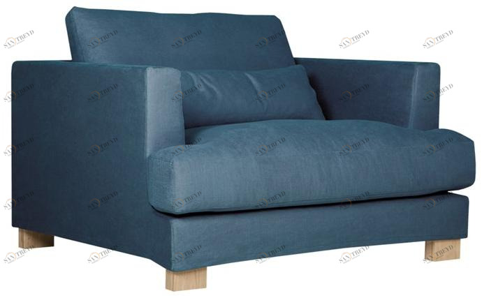 Sits Кресло с обивкой из ткани с подлокотниками Brandon sun-id-1499619