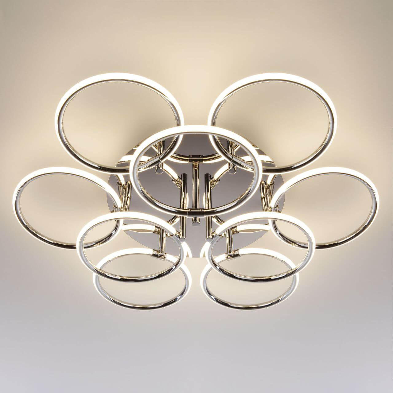 Потолочный светильник Eurosvet 90069/9 хром EUROSVET IMPULSE 00-3888598 Хром  - Вид №1