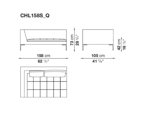 Модульный тканевый диван B&B Italia Charles Large ARCH-00081886 - Вид №2