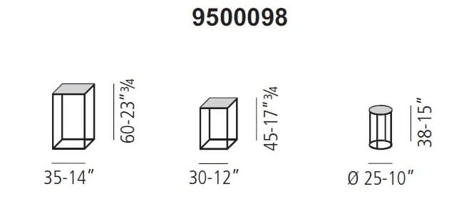 Металлический журнальный столик Vibieffe 9598-ESSENTIAL ARCH-00070258 - Вид №4