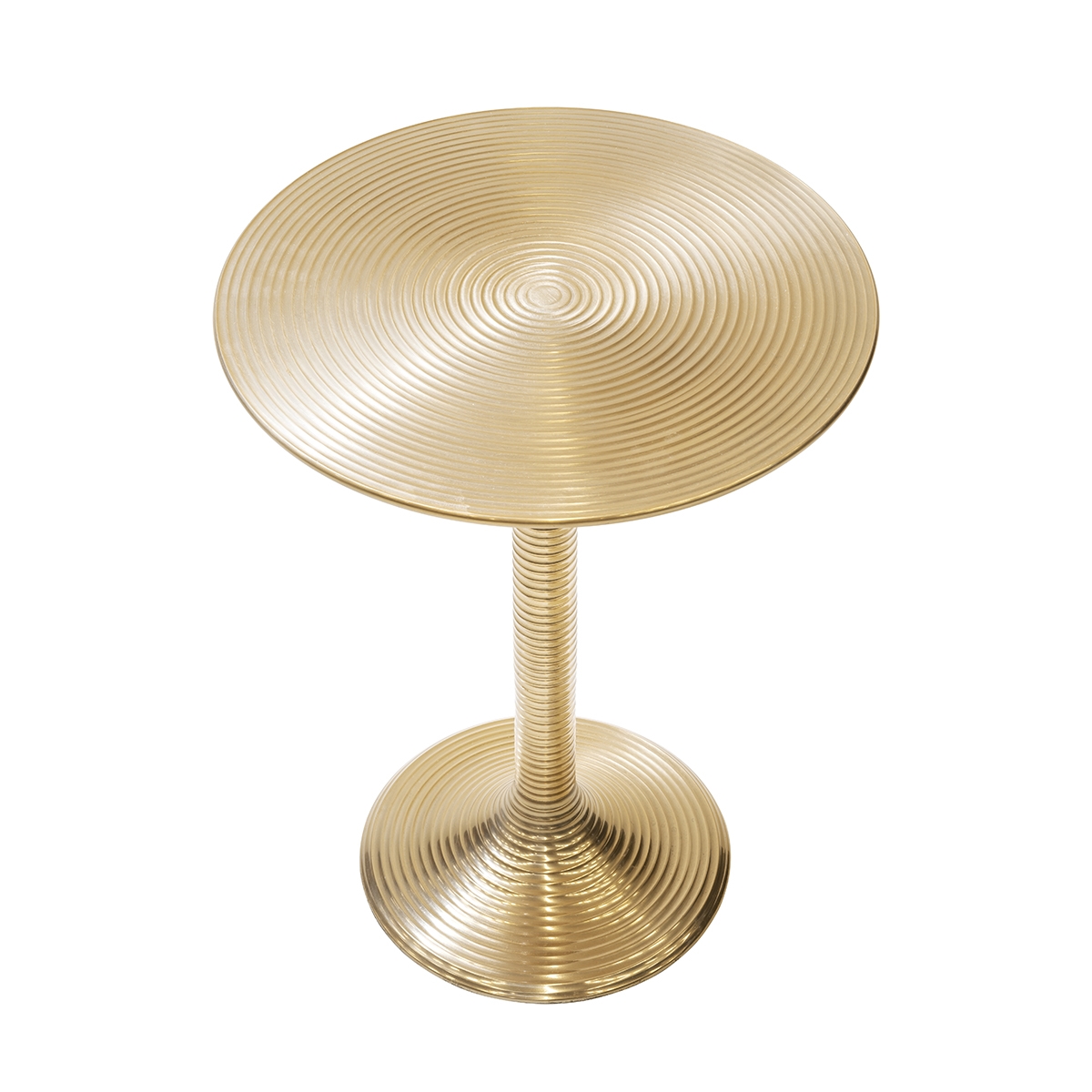 450266-01 ABHIKA СТОЛ KAMPAI H50 D38 GOLD  - Вид №1