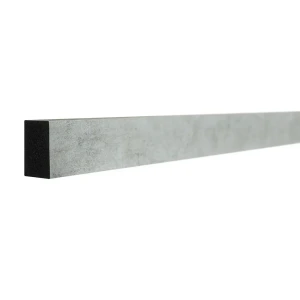 Рейка настенно-потолочная полистирол ударопрочный Decor-Dizayn 611-25 серый бархат 20x30x3000 мм 85473619 STLM-2012374