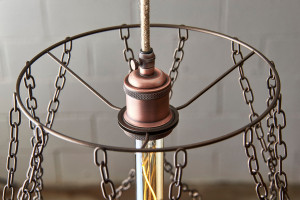 Металлический абажур