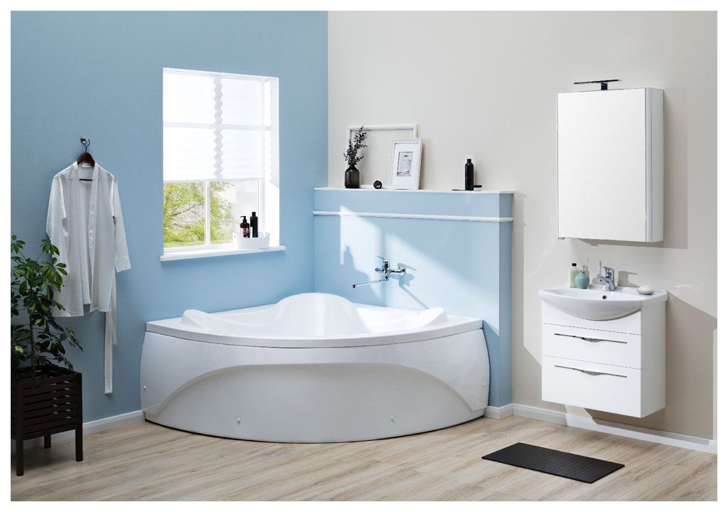 Тумба с раковиной Aquanet Ирвин 65 белый 0020396900177677 - Вид №4