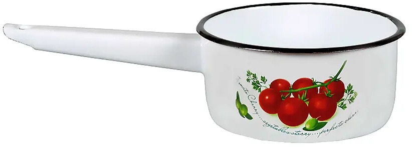 91283007 Ковш кухонный без крышки 1 л Стальэмаль 1С22С эмалированная сталь цвет разноцветный STLM-0884965