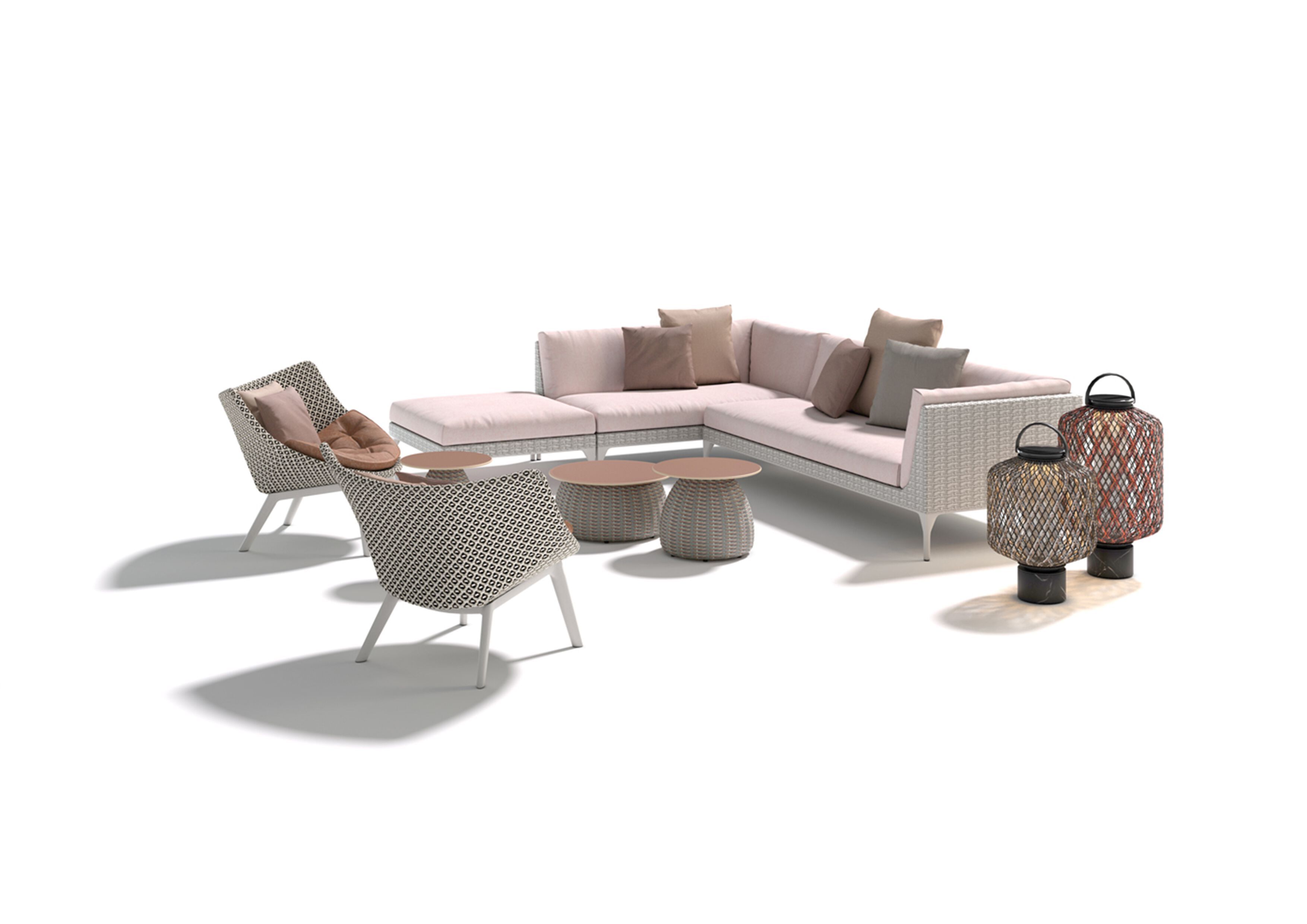 Тканевое садовое кресло DEDON MBRACE ARCH-00117330 - Вид №6