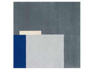 Квадратный ковер из шерсти с геометрическим рисунком