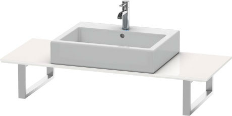 XL013C00909 X-Large Консоль для накладных раковин и встраиваемых умывальников Светло-голубой матовый декор Duravit - Вид №2