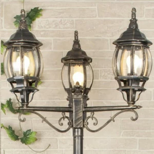 Садово-парковый светильник Elektrostandard Classic 4690389028229 ELEKTROSTANDARD ФОНАРЬ 268785 Золотой