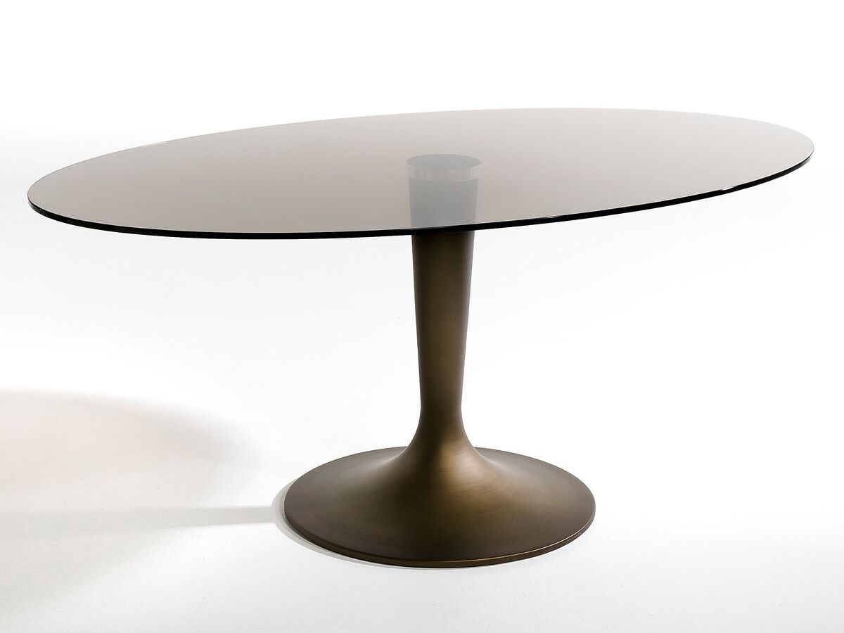 Овальный стол из закаленного стекла AMPM SEONA ARCH-00038840