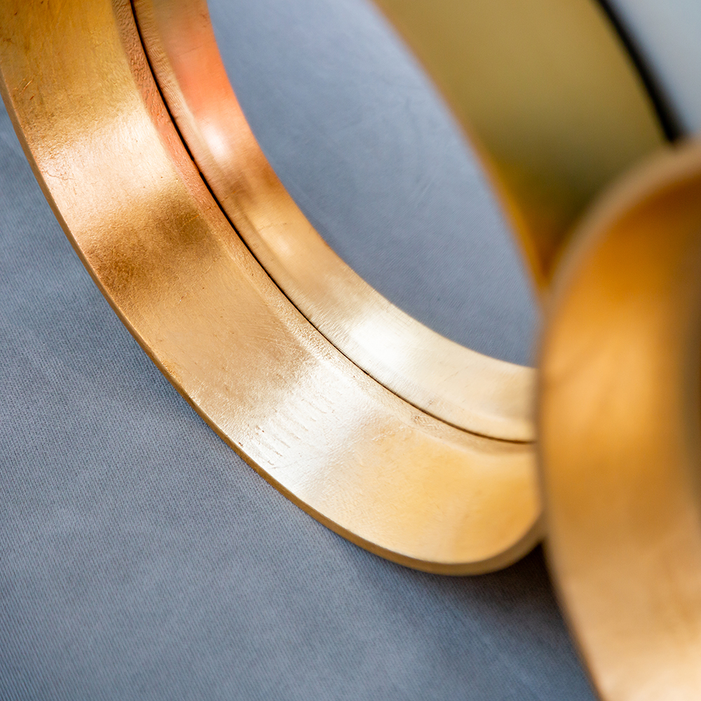 21092111 Зеркало декоративное настенное «Хогард Голд» (версия M) (fish-eye) Object Desire Зазеркалье  - Вид №7