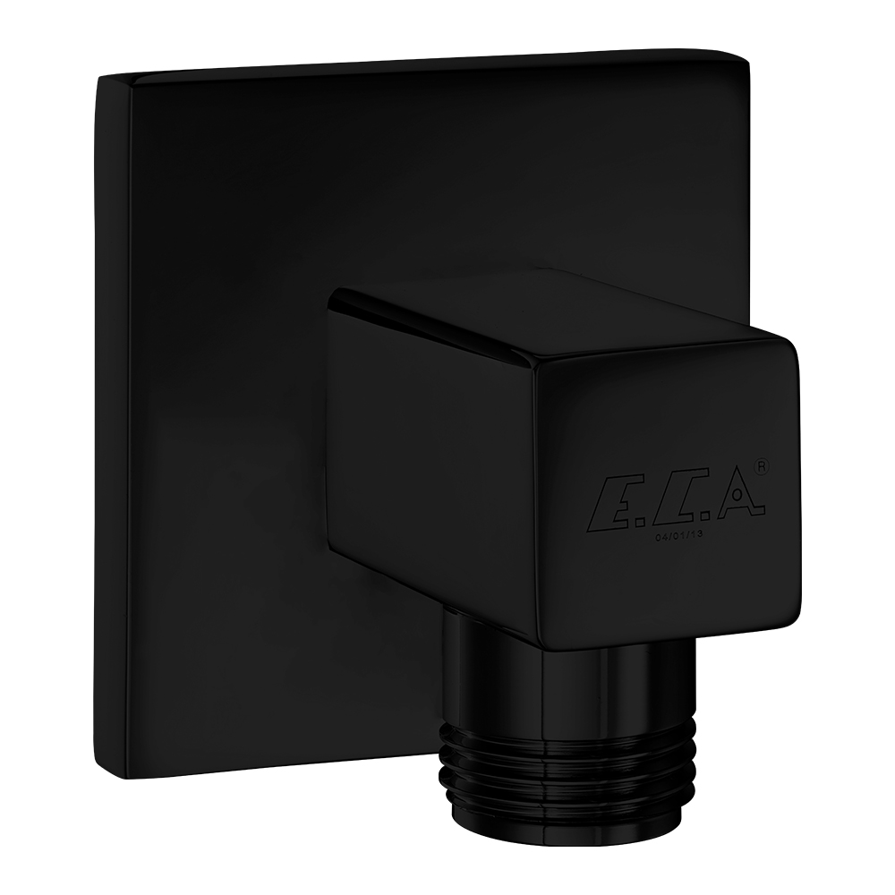 102126388c1  Кронштейн для душа Elegant - матовый черный Eca 
