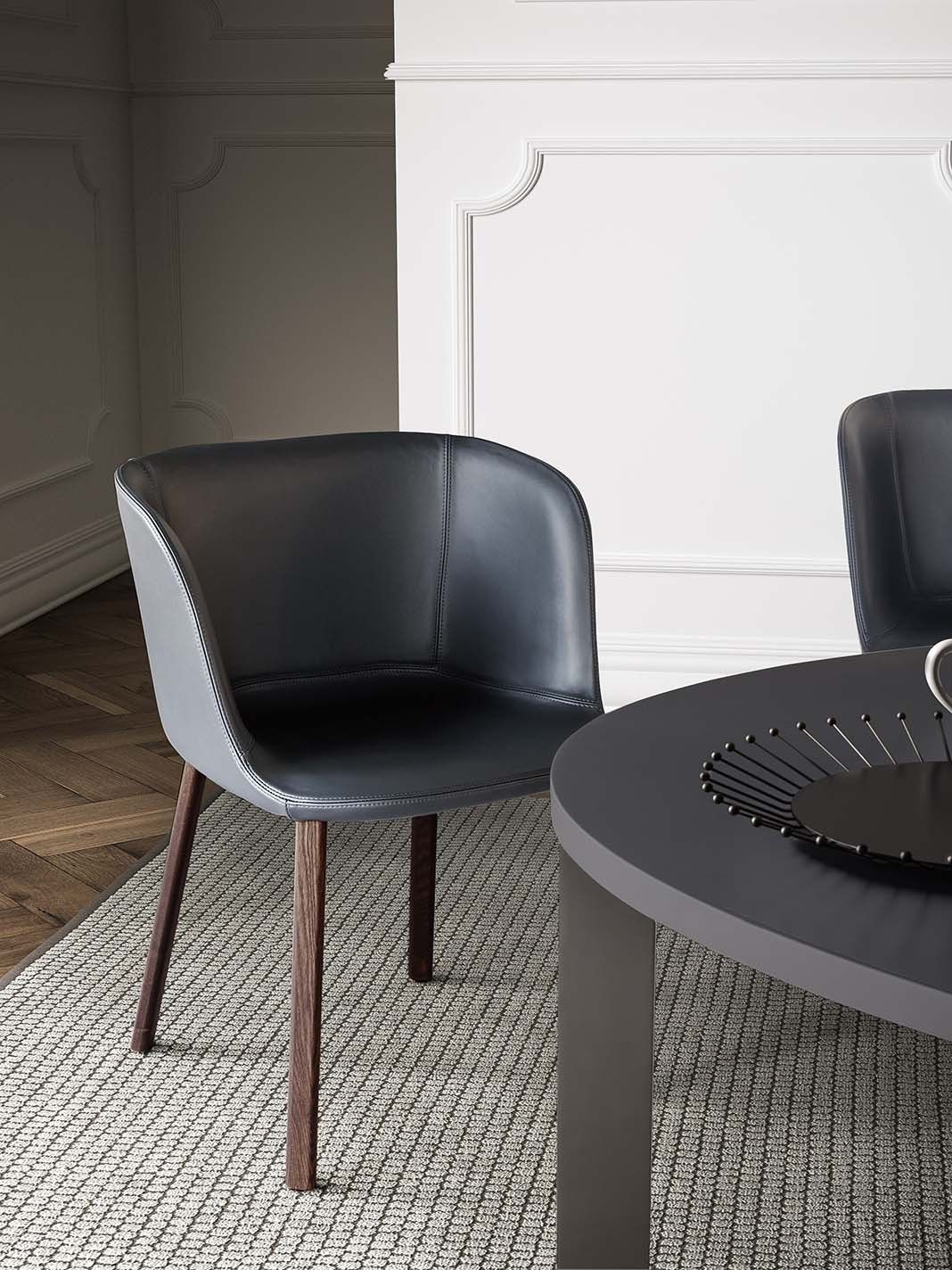 Тканевый стул с подлокотниками Pianca ARCH-00055712 - Вид №2