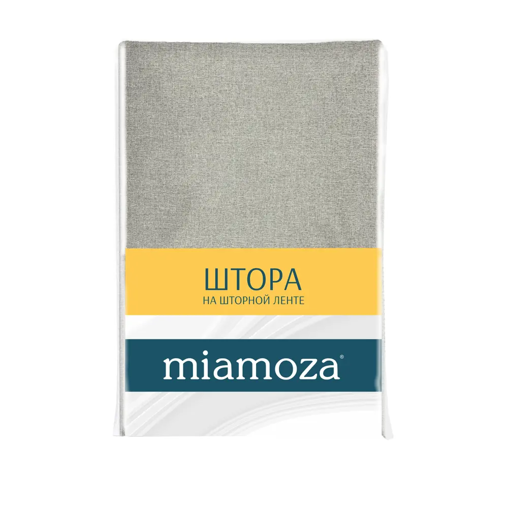 Комплект штор на ленте Нола 200x300 см цвет серо-бежевый MIAMOZA STLM-2154923 - Вид №4