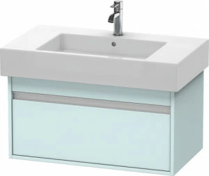 KT669000909 Ketho Тумбочка подвесная Светло-голубой матовый декор