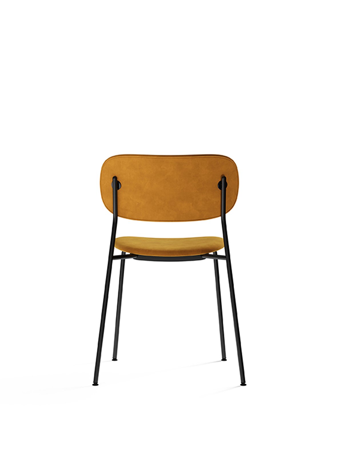 1179008-000002ZZ MENU Обеденный стул, полностью обитый, черный Доппиопанама - T14012 / 001  - Вид №9