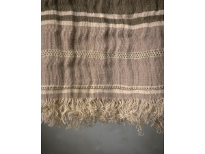 Plaid in juta e cashmere