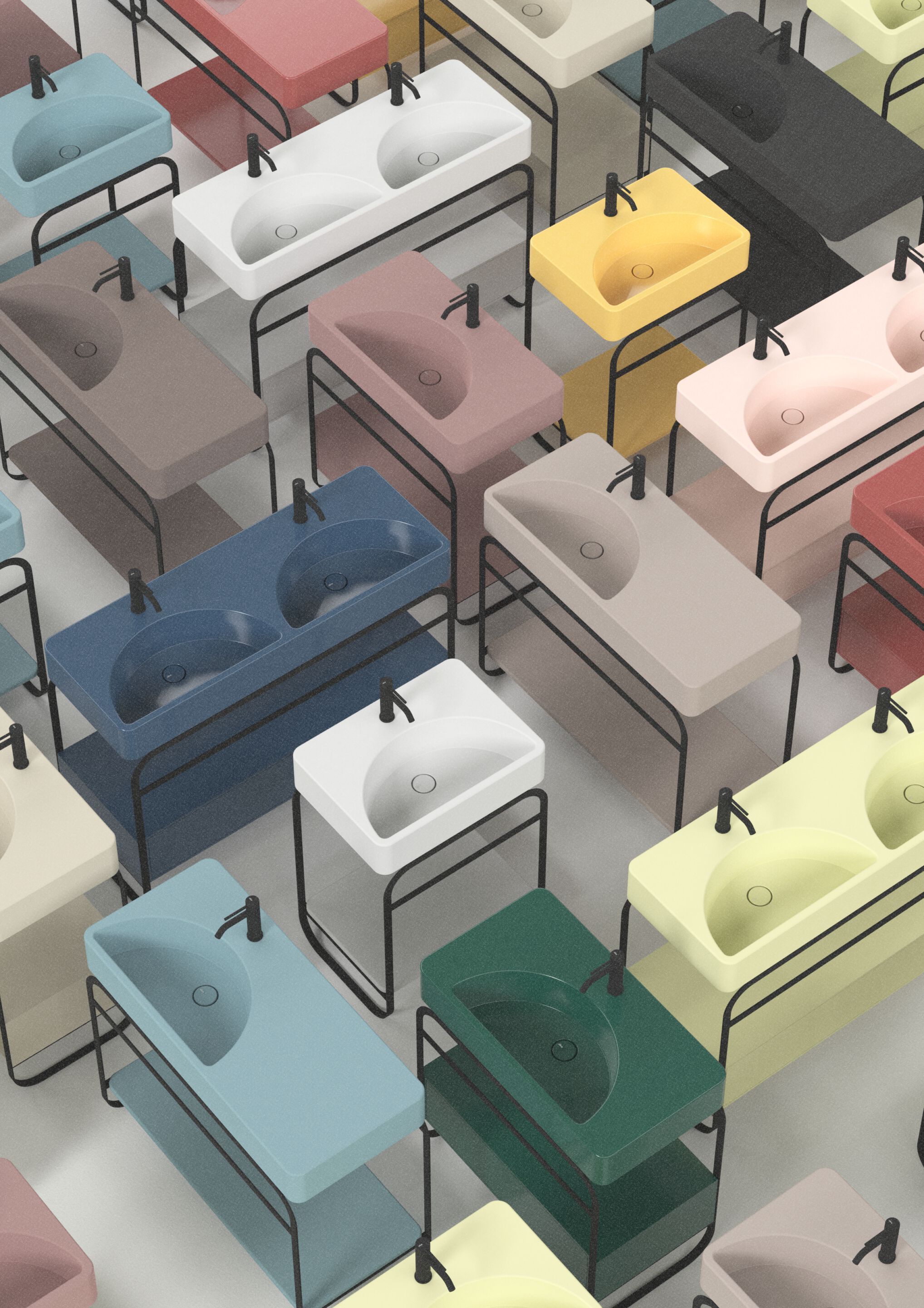 Керамическая раковина с одной столешницей Alice Ceramica Lunaris ARCH-00089088 - Вид №7