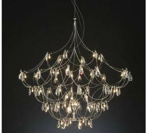 Quasar Подвесной светильник из никеля с кристаллами swarovski® Crystal galaxy