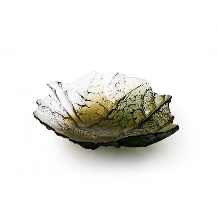 56111 Чаша "Лист", зелёная, 250 мм. Maleras 