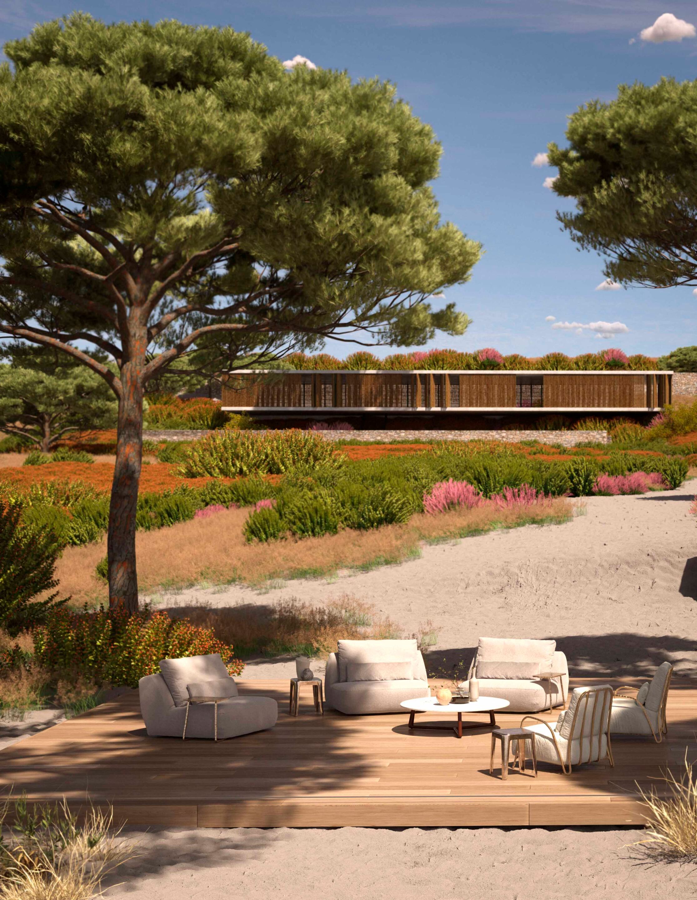 Тканевое садовое кресло с подлокотниками Exteta Moonlight ARCH-00139760 - Вид №15