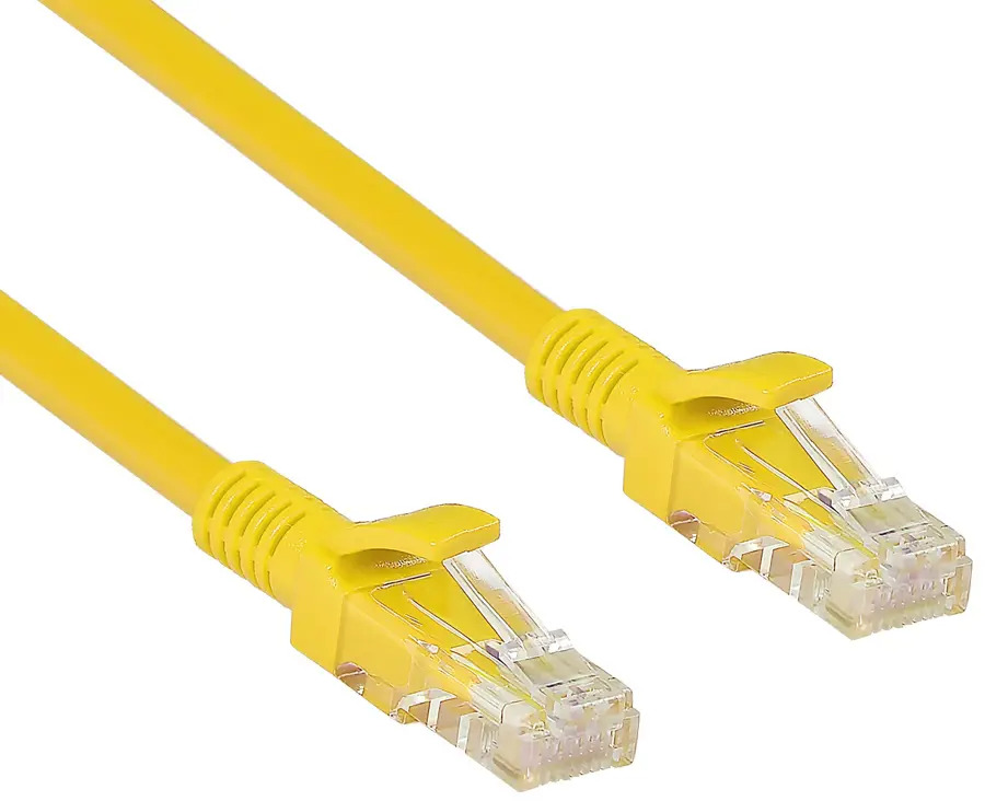 91499753 Патч-корд ExeGate UTP-RJ45-RJ45-5e-2M-YL UTP cat.5e 2 м цвет желтый STLM-1106751