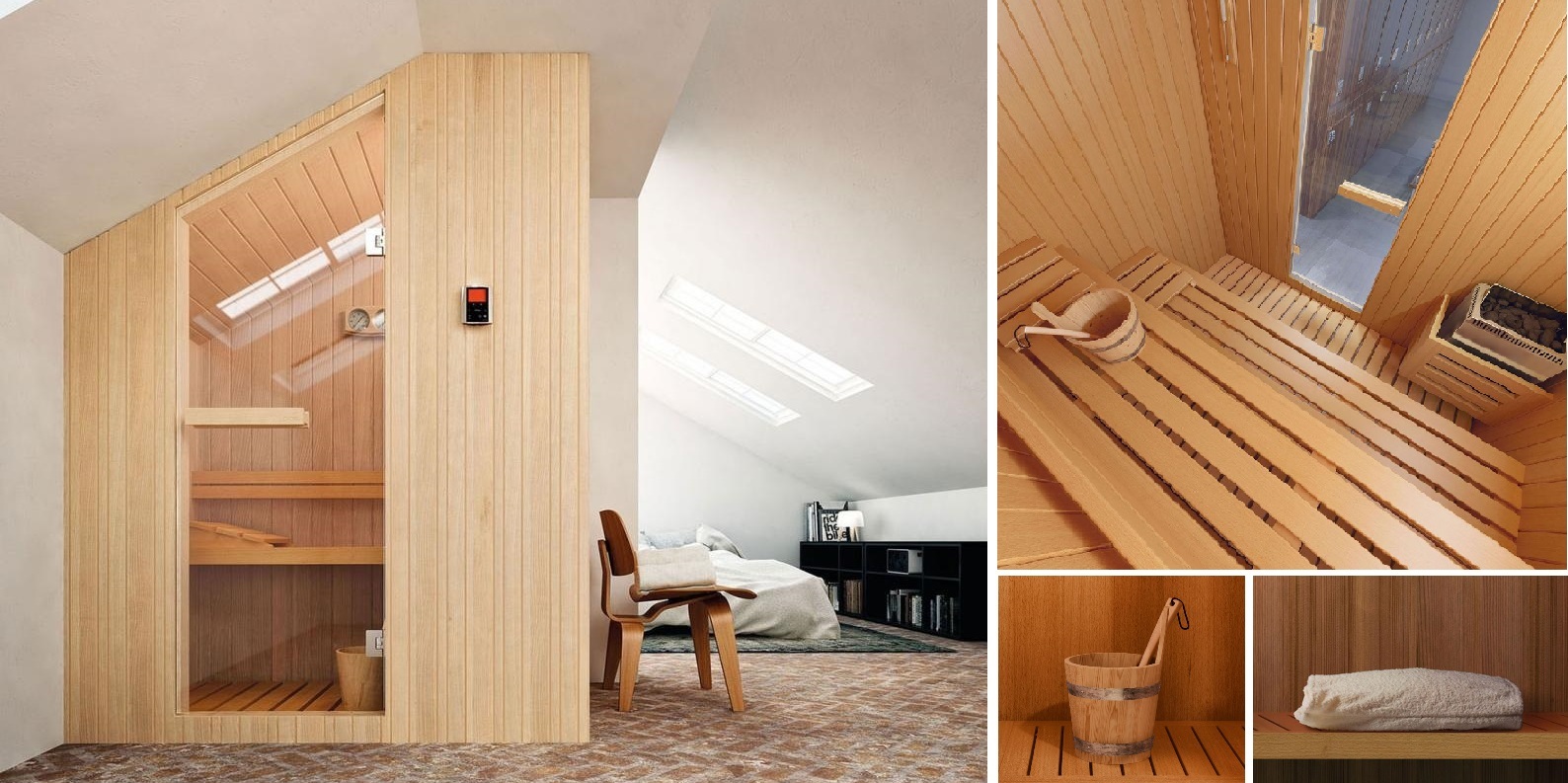 Биосауна Nuvola B 176x110 Glass1989 NUVOLAB176X110 - Вид №1