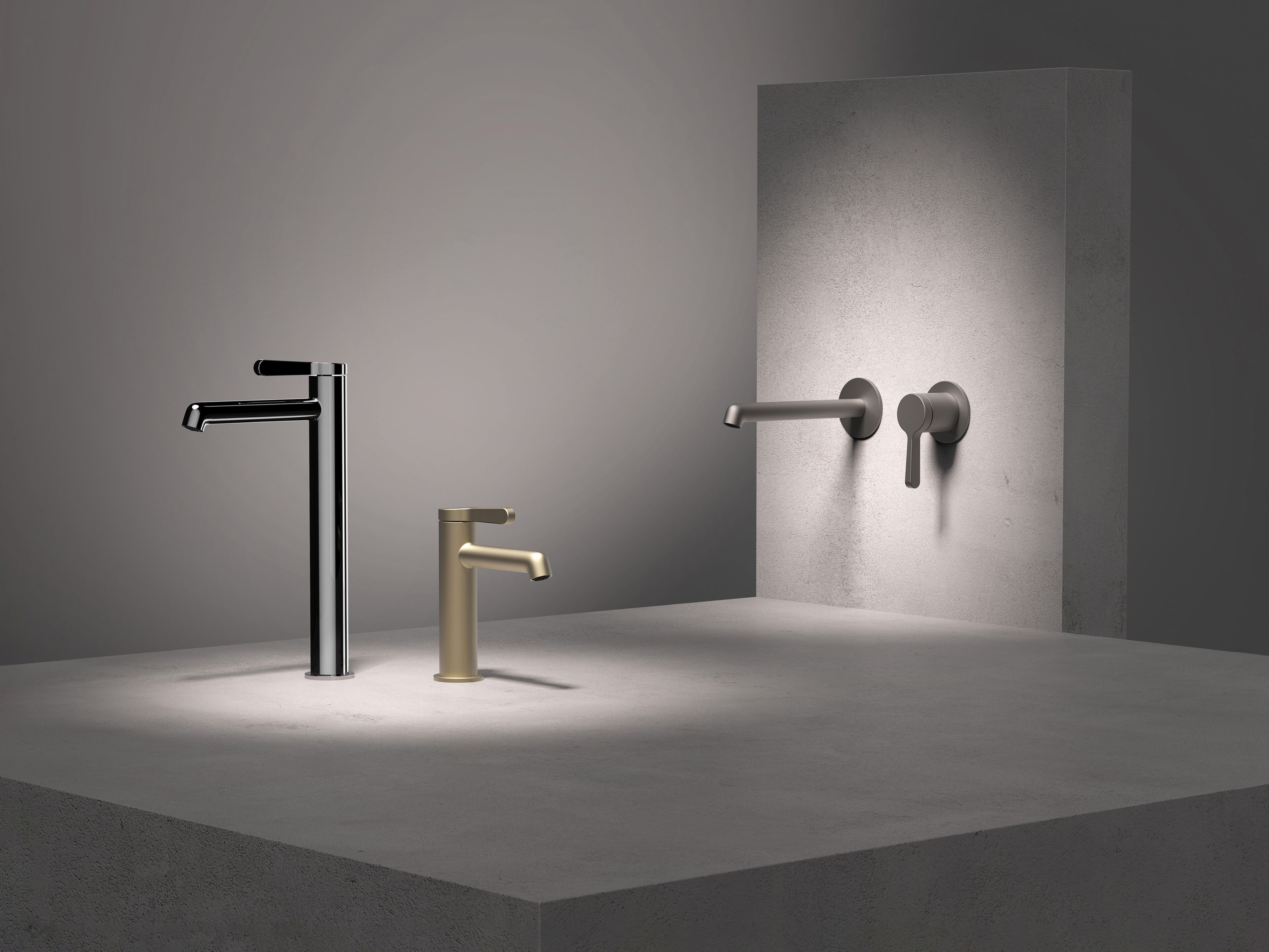 Настенный смеситель для раковины с 2 отверстиями Fantini Rubinetti Турин ARCH-00047228 - Вид №1