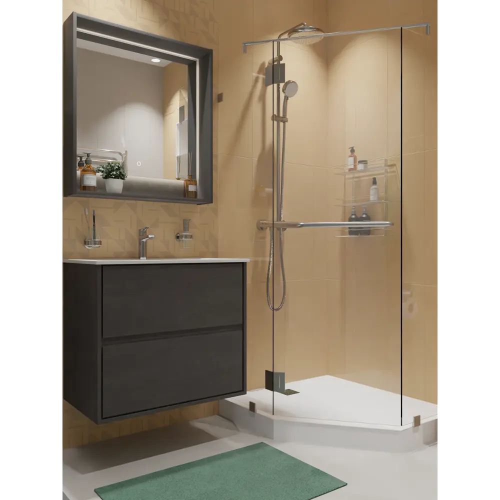 Плитка настенная Керамин Сонет 3 75x25 см 1.69 м² цвет бежевый STLM-2072860 - Вид №4