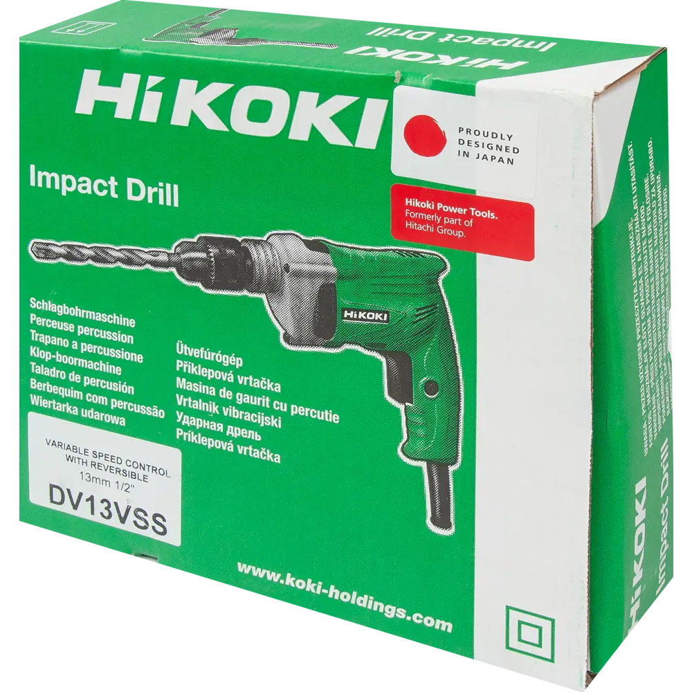 Дрель сетевая ударная Hikoki DV13VSS, 550 Вт STLM-2126338 - Вид №5