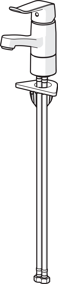 Oras 5715F Смеситель для умывальника 5715F Care Хром  - Вид №2