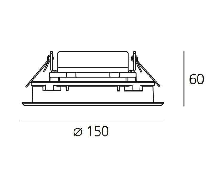 Утопленный потолок алюминиевый открытый прожектор Artemide Ego ARCH-00057547 - Вид №16