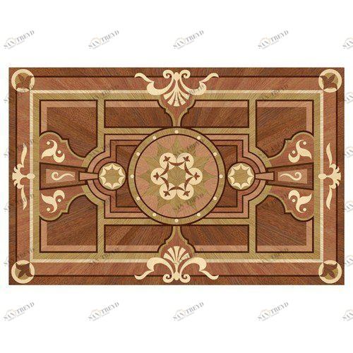 Художественный паркет Da Vinci Розетка 26-063 Дуб Селект (Гладкая) х1000диаметр мм 260090063