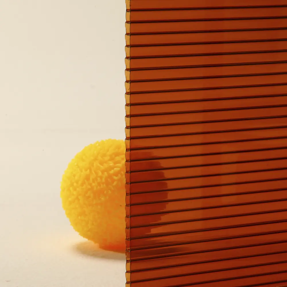 Поликарбонат сотовый Киви 10 мм 1.05x2 м янтарный 25% STLM-2102932 - Вид №2