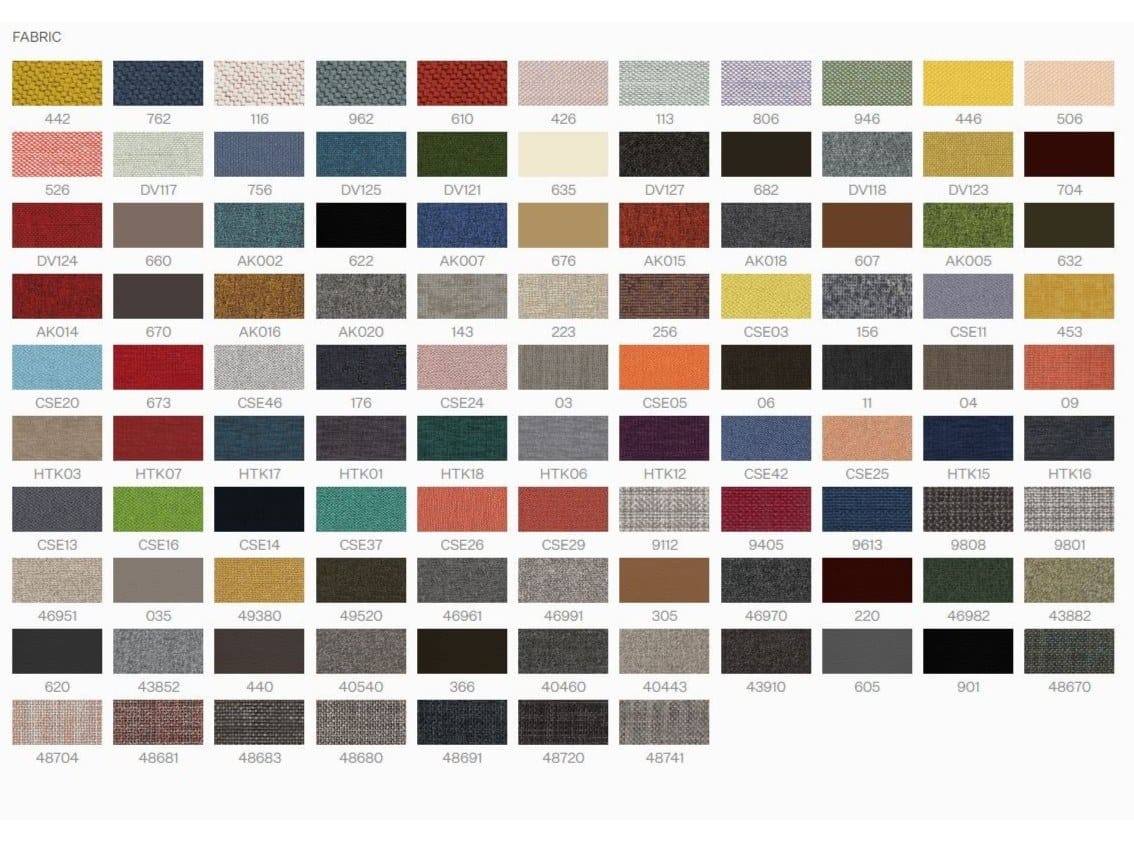 5 спиц подлокотник ткань поворотный операционный стул офис Ersa ARCH-00047957 - Вид №2