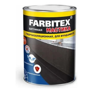 91994199 Мастика Farbitex битумная гидроизоляционная 17кг STLM-1352532