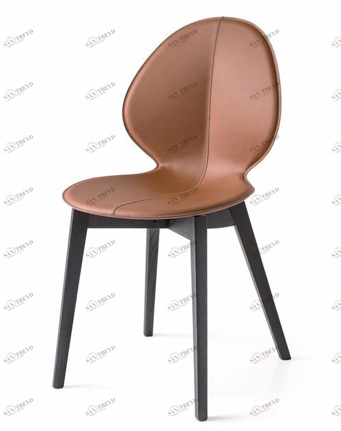 Calligaris Мягкое кожаное кресло Basil sun-id-1501267